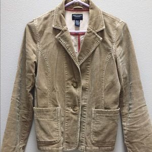 Blazer Tan Corduroy Blazer American Eagle Size M